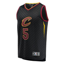 Load image into Gallery viewer, JR Smith Cleveland Cavaliers Branded Fast Break Jersey Black - Statement Edition