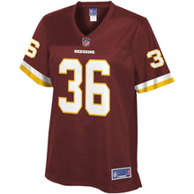 Load image into Gallery viewer, D.J. Swearinger Washington Redskins Pro Line Women&#39;s Player Jersey – Burgundy 2018/2019