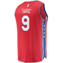 Load image into Gallery viewer, Dario Saric Philadelphia 76ers Branded Fast Break Player Jersey - Statement Edition - Red