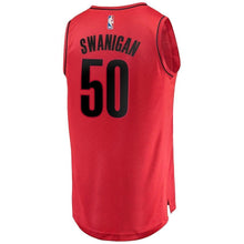Load image into Gallery viewer, Caleb Swanigan Portland Trail Blazers Branded Fast Break Player Jersey - Statement Edition - Red