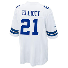 Load image into Gallery viewer, Ezekiel Elliott Dallas Cowboys Game Jersey - White 2018/2019