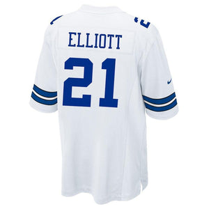 Ezekiel Elliott Dallas Cowboys Game Jersey - White 2018/2019