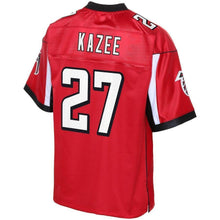Load image into Gallery viewer, Damontae Kazee Atlanta Falcons Pro Line Team Color Player Jersey – Red 2018/2019