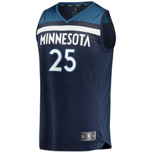 Load image into Gallery viewer, Derrick Rose Minnesota Timberwolves Branded Fast Break Player Jersey - Icon Edition - Navy