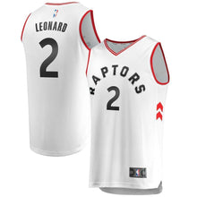 Load image into Gallery viewer, Kawhi Leonard Toronto Raptors Branded Youth Fast Break Jersey - Association Edition – White 2018/2019