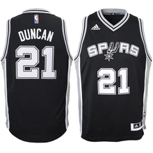 Load image into Gallery viewer, Tim Duncan San Antonio Spurs Youth Basketball Jersey - Black 2018/2019