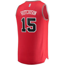 Load image into Gallery viewer, Chandler Hutchison Chicago Bulls Branded 2018 NBA Draft First Round Pick Fast Break Jersey Red – Icon Edition