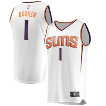 Load image into Gallery viewer, Devin Booker Phoenix Suns Branded Fast Break Jersey White - Association Edition