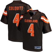 Load image into Gallery viewer, Britton Colquitt Cleveland Browns Pro Line Player Jersey - Brown 2018/2019