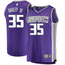 Load image into Gallery viewer, Marvin Bagley III Sacramento Kings Branded Youth 2018 NBA Draft First Round Pick Fast Break Jersey Purple – Icon Edition 2018/2019
