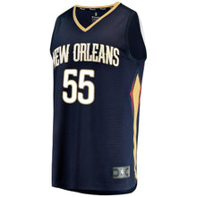 Load image into Gallery viewer, E&#39;Twaun Moore New Orleans Pelicans Branded Fast Break Player Jersey - Icon Edition – Navy