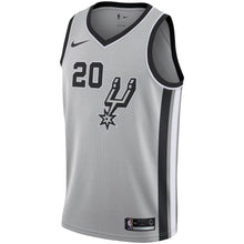Load image into Gallery viewer, Manu Ginobili San Antonio Spurs Swingman Jersey - Statement Edition – Gray