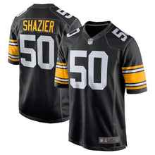Load image into Gallery viewer, Men's Pittsburgh Steelers Ryan Shazier  Black Alternate American football jersey