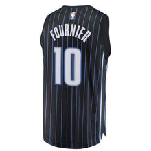 Load image into Gallery viewer, Evan Fournier Orlando Magic Branded Fast Break Jersey Black - Statement Edition