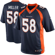 Load image into Gallery viewer, Denver Broncos Von Miller Navy Blue Jersey 2018 - 2019
