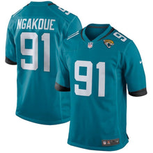 Load image into Gallery viewer, Yannick Ngakoue Jacksonville Jaguars Game Jersey  Teal
