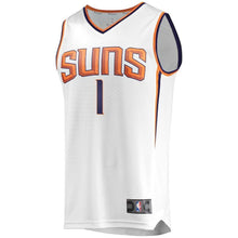 Load image into Gallery viewer, Devin Booker Phoenix Suns Branded Fast Break Jersey White - Association Edition