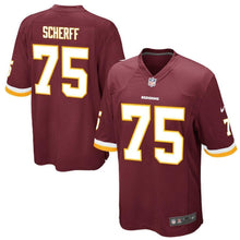 Load image into Gallery viewer, Brandon Scherff Washington Redskins Game Jersey - Burgundy 2018/2019