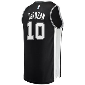 DeMar DeRozan San Antonio Spurs Branded Youth Fast Break Jersey Black - Icon Edition 2018/2019