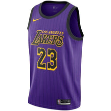Load image into Gallery viewer, Copy of Brandon Ingram LoLeBron James Los Angeles Lakers Youth Jersey – City Edition – Purple 2018/2019s Angeles Lakers Youth Jersey – Icon Edition – Gold 2018/2019