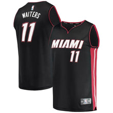 Load image into Gallery viewer, Dion Waiters Miami Heat Branded Fast Break Player Jersey - Icon Edition – Black