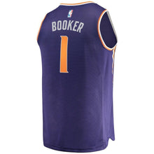 Load image into Gallery viewer, Devin Booker Phoenix Suns Branded Youth Fast Break Jersey Purple - Icon Edition 2018/2019