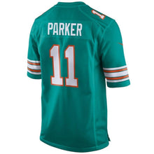 Load image into Gallery viewer, DeVante Parker Miami Dolphins Game Jersey - Aqua 2018/2019