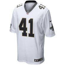 Load image into Gallery viewer, New Orleans Saints Alvin Kamara White Jersey 2018 - 2019