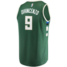 Load image into Gallery viewer, Donte DiVincenzo Milwaukee Bucks Branded Fast Break Jersey - Icon Edition - Hunter Green