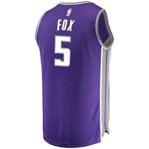 De'Aaron Fox Sacramento Kings Branded Fast Break Jersey Purple - Icon Edition