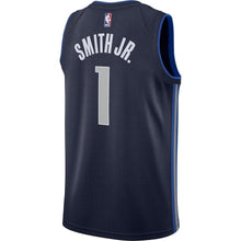 Load image into Gallery viewer, Dennis Smith Jr Dallas Mavericks Swingman Jersey - Statement Edition – Navy