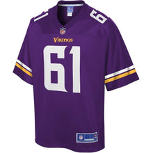 Load image into Gallery viewer, Brett Jones Minnesota Vikings Pro Line Player Jersey – Purple 2018/2019