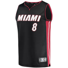 Load image into Gallery viewer, Tyler Johnson Miami Heat Branded Fast Break Player Jersey - Icon Edition – Black