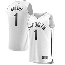 Load image into Gallery viewer, D&#39;Angelo Russell Brooklyn Nets Branded Fast Break Jersey White - Association Edition