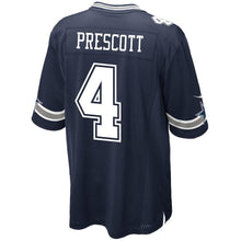 Load image into Gallery viewer, Dak Prescott Dallas Cowboys Game Jersey - Navy 2018/2019