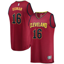 Load image into Gallery viewer, Cedi Osman Cleveland Cavaliers Branded Fast Break Player Jersey Black - Statement Edition