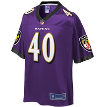 Load image into Gallery viewer, Kenny Young Baltimore Ravens Pro Line Player Jersey – Purple 2018/2019