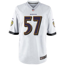 Load image into Gallery viewer, C.J. Mosley Baltimore Ravens Game Jersey - White 2018/2019