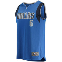 Load image into Gallery viewer, DeAndre Jordan Dallas Mavericks Branded Youth Fast Break Jersey Blue - Icon Edition 2018/2019