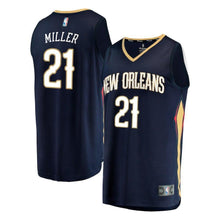 Load image into Gallery viewer, Darius Miller New Orleans Pelicans Branded Fast Break Player Jersey - Icon Edition – Navy