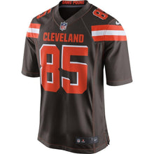 Load image into Gallery viewer, David Njoku Cleveland Browns Game Jersey - Brown 2018/2019