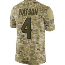 Load image into Gallery viewer, Deshaun Watson Houston Texans Salute to Service Limited Jersey - Camo