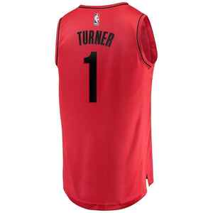 Evan Turner Portland Trail Blazers Branded Fast Break Player Jersey - Statement Edition - Red