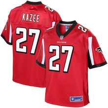 Load image into Gallery viewer, Damontae Kazee Atlanta Falcons Pro Line Team Color Player Jersey – Red 2018/2019