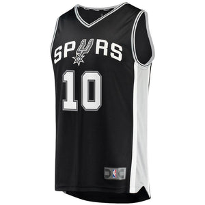 DeMar DeRozan San Antonio Spurs Branded Youth Fast Break Jersey Black - Icon Edition 2018/2019