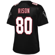 Load image into Gallery viewer, Andre Rison Atlanta Falcons Pro Line Women&#39;s Retired Player Jersey – Black 2018/2019