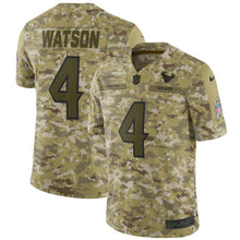 Load image into Gallery viewer, Deshaun Watson Houston Texans Salute to Service Limited Jersey - Camo