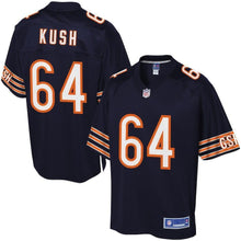 Load image into Gallery viewer, Eric Kush Chicago Bears Pro Line Player Jersey - Navy 2018/2019
