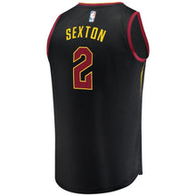 Load image into Gallery viewer, Collin Sexton Cleveland Cavaliers Branded Fast Break Alternate Jersey – Black