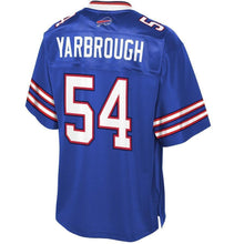 Load image into Gallery viewer, Eddie Yarbrough Buffalo Bills Pro Line Team Color Player Jersey – Royal 2018/2019